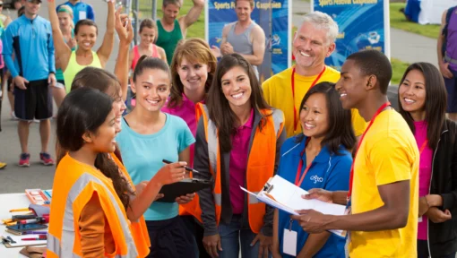 effective training volunteers for a sports festival gaspésien