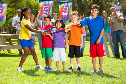 tips for organizing children's sports activities at a family festival